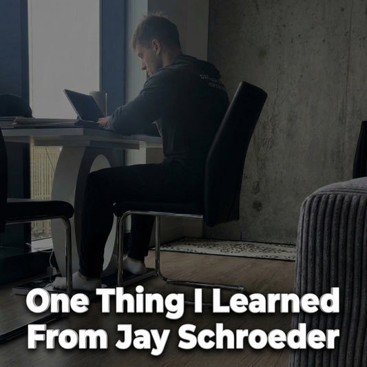 One Thing I Learned From Jay Schroeder