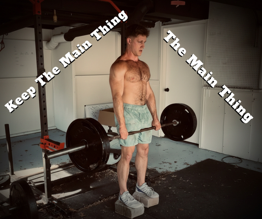 Keep The Main Thing, The Main Thing